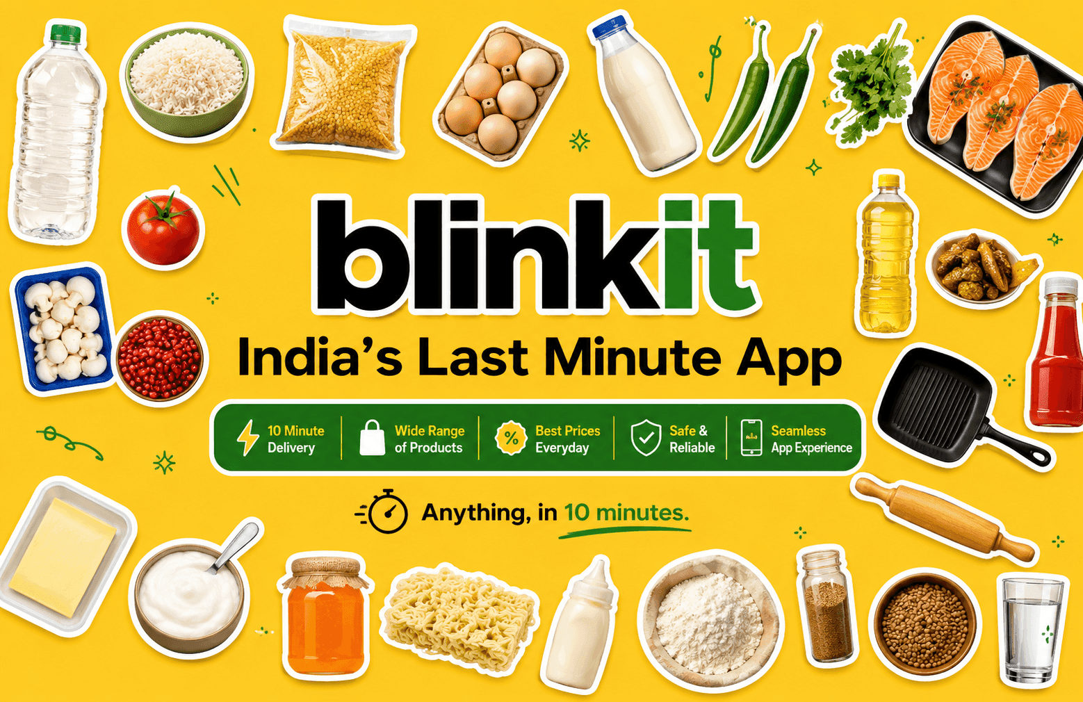 Blinkit India's last minute app